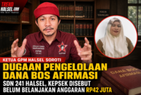 Gambar: Foto Ketua DPC GPM HALMAHERA SELATAN HARMAIN RUSLI DAN KEPSEK SDN 241 HALSEL RASMA ABUBAKAR