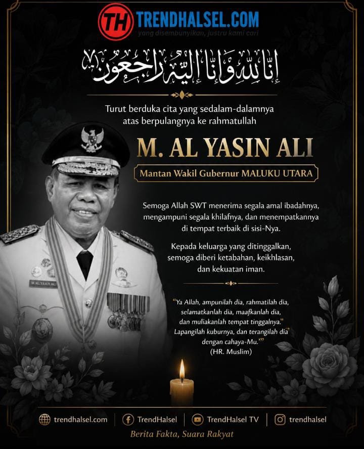 M. Al Yasin Ali Mantan Wakil Gubernur Maluku Utara Periode 2019-2024